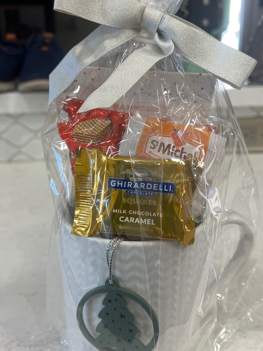Ardell Gift Mug with Gold, Red, Orange and Green Accents